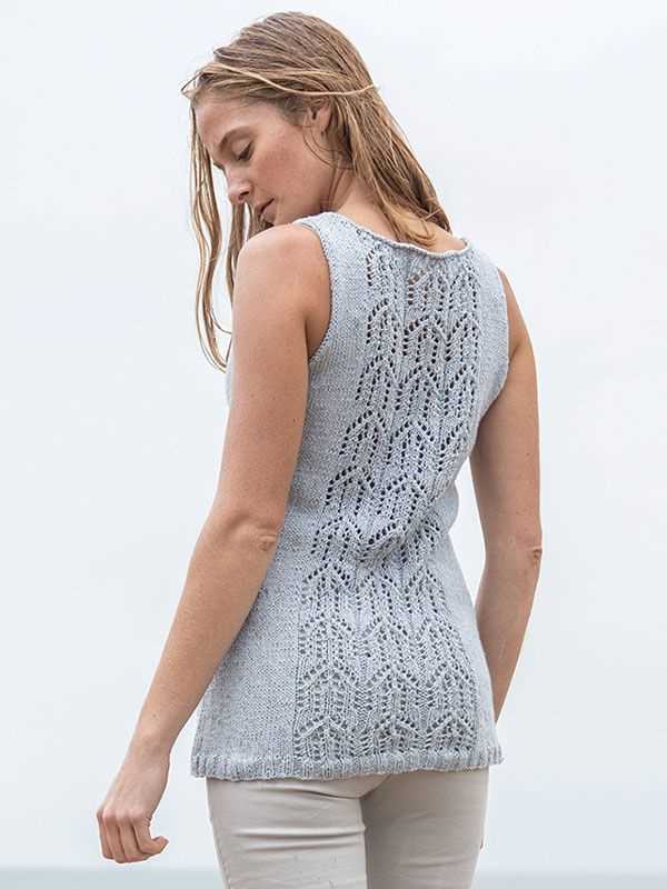 Knit lace tank top pattern