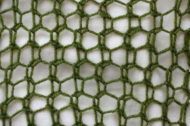 Knit net pattern