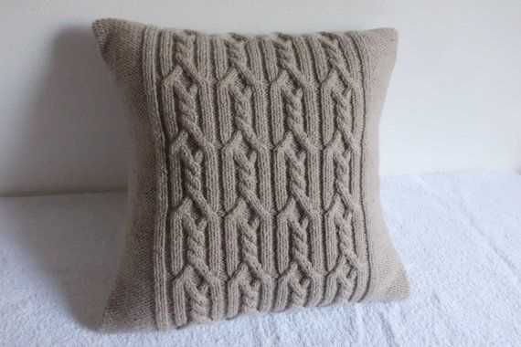 Knit pillow case pattern