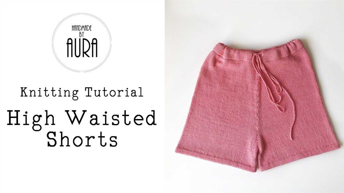 Knit short pattern