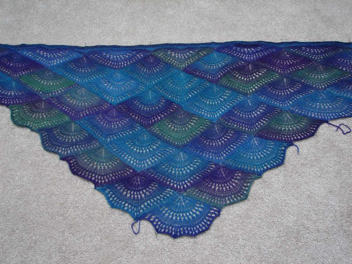 Knit silk scarf pattern