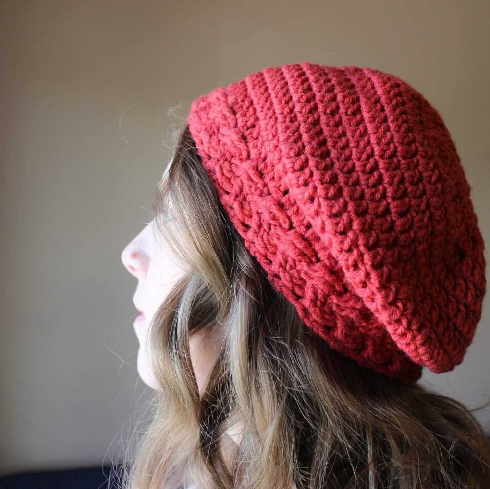 Knit slouchy beret pattern free