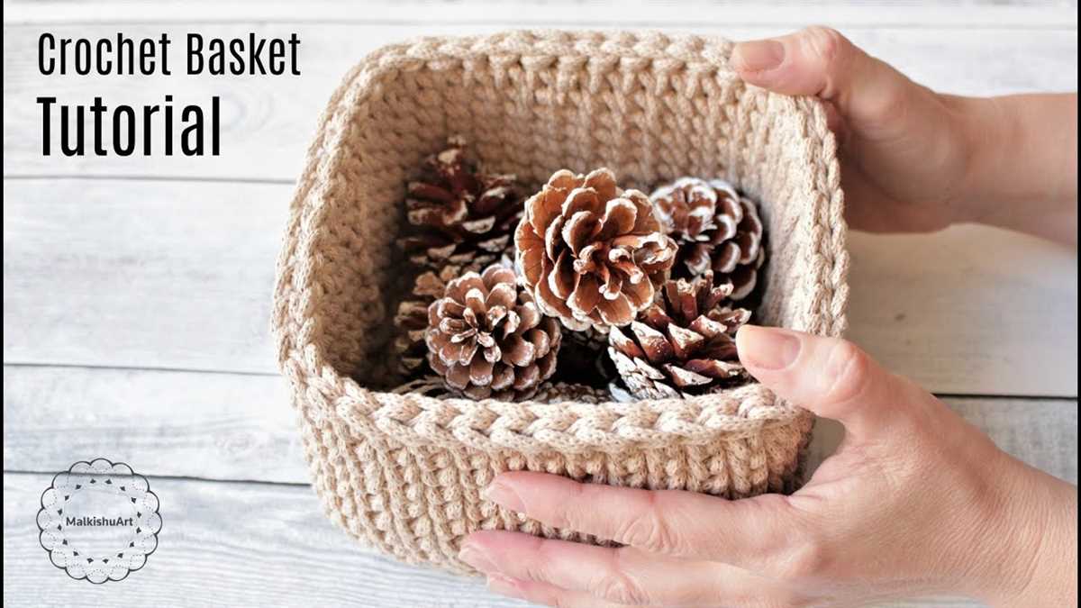 Knit square basket pattern