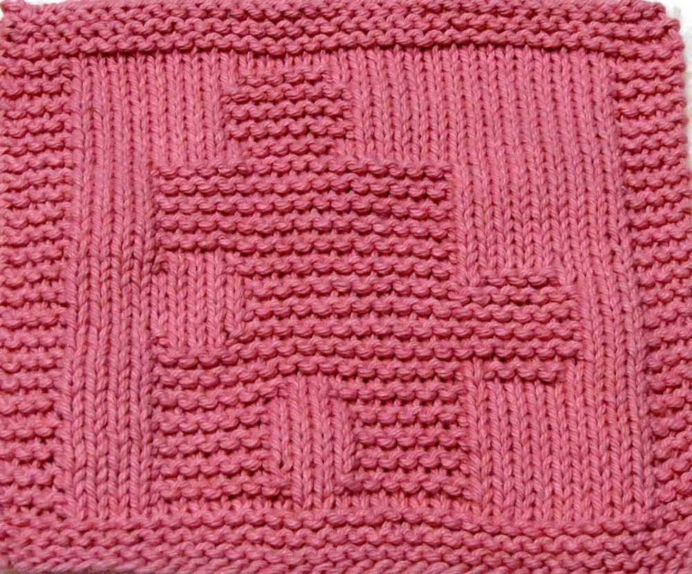 Knit square patterns free