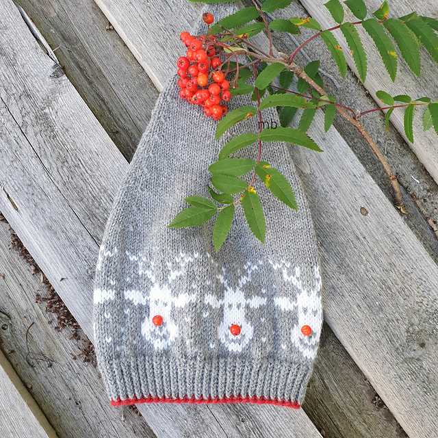 Knit stocking cap pattern