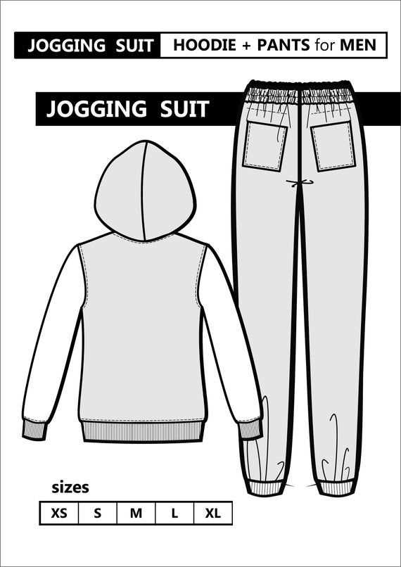 Knit sweatpants pattern