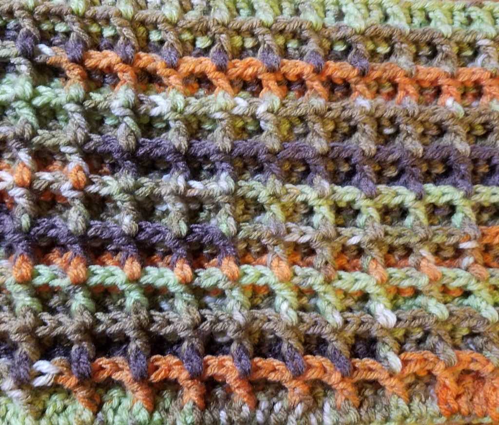 Knit waffle stitch pattern