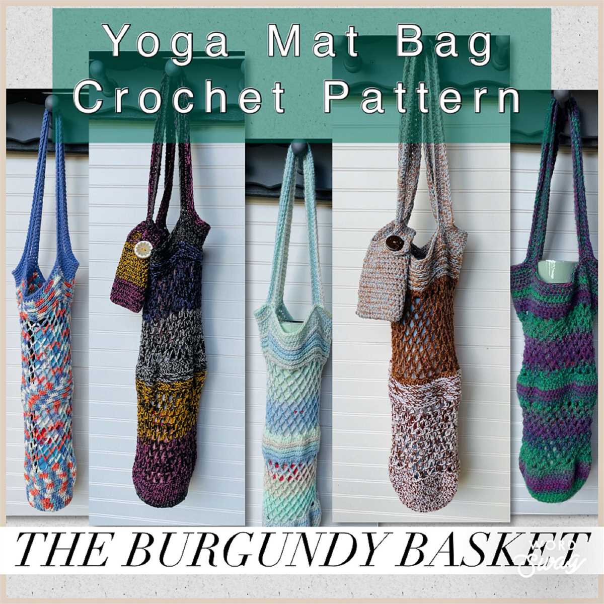 Knit yoga mat bag pattern free