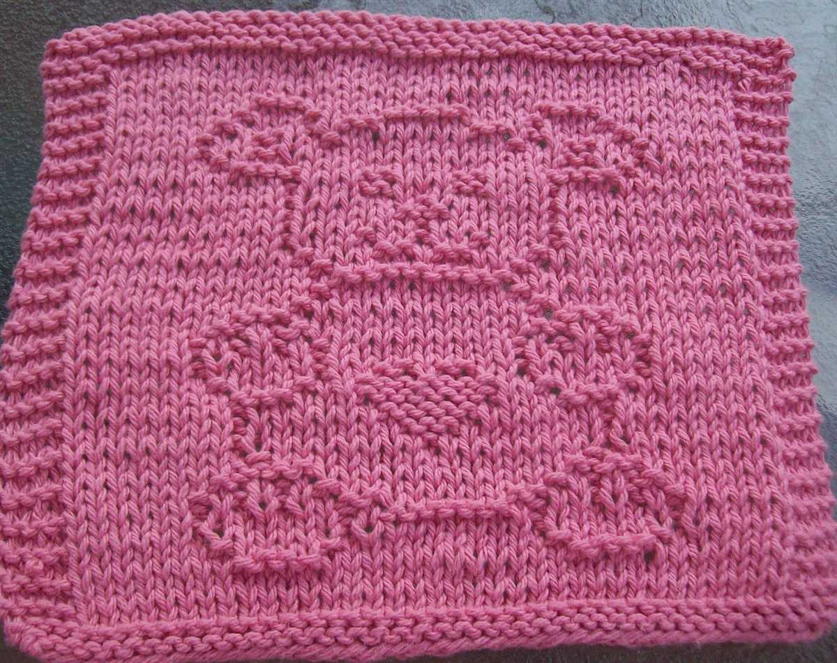 Knitted angel dishcloth pattern