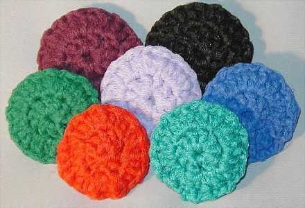 Knitted back scrubber pattern