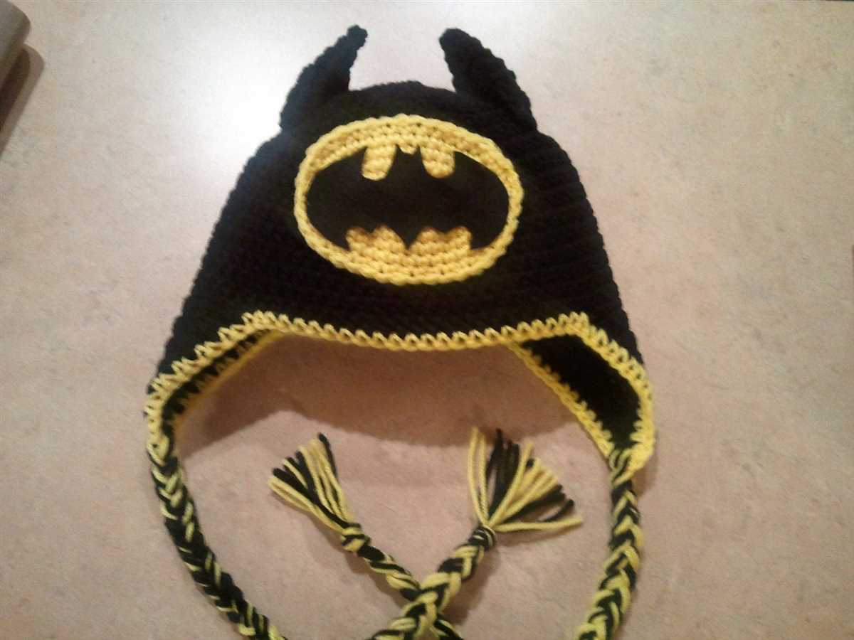 Knitted batman hat pattern free