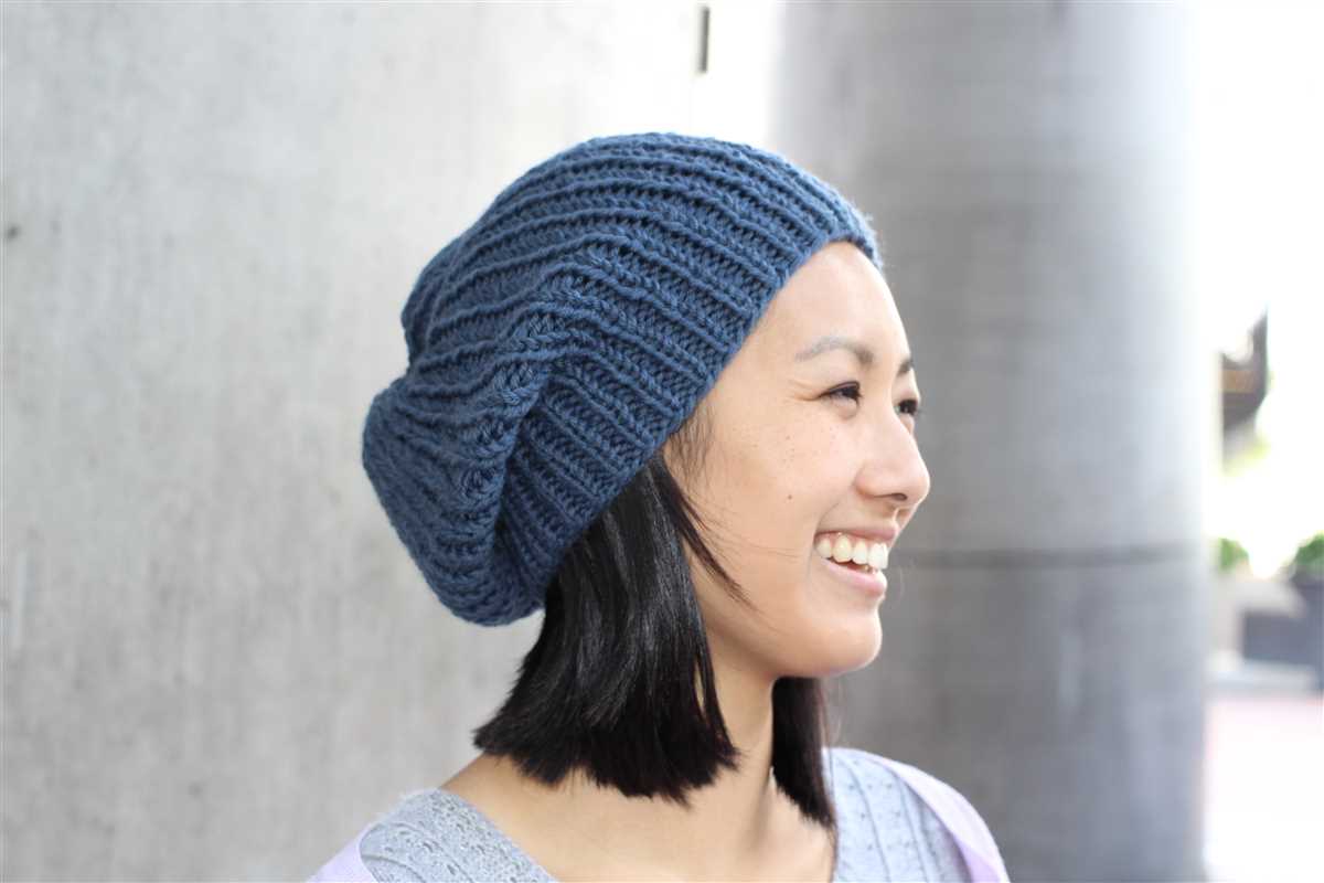 Knitted beanie pattern 8 ply