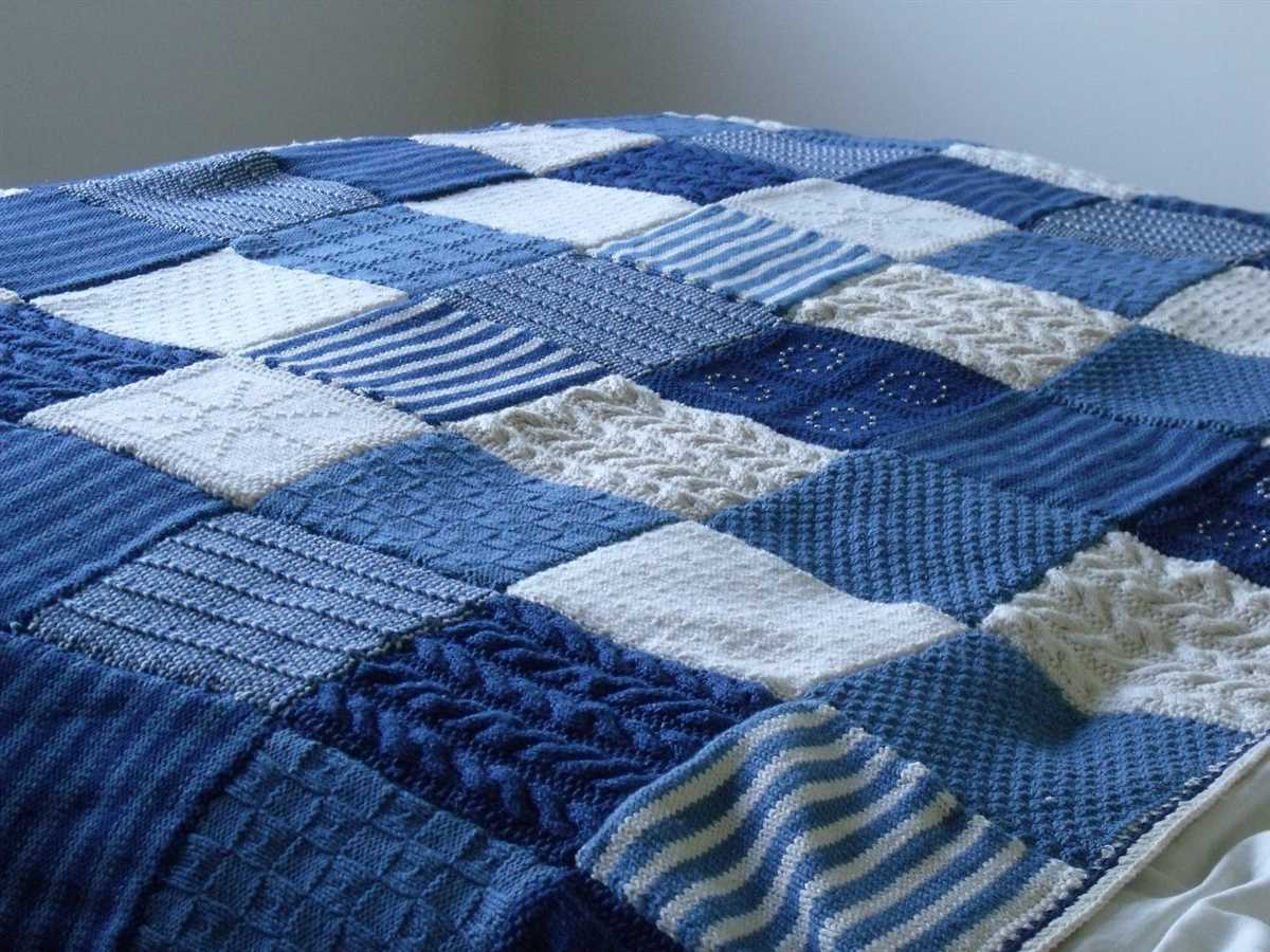 Knitted bedspread patterns free