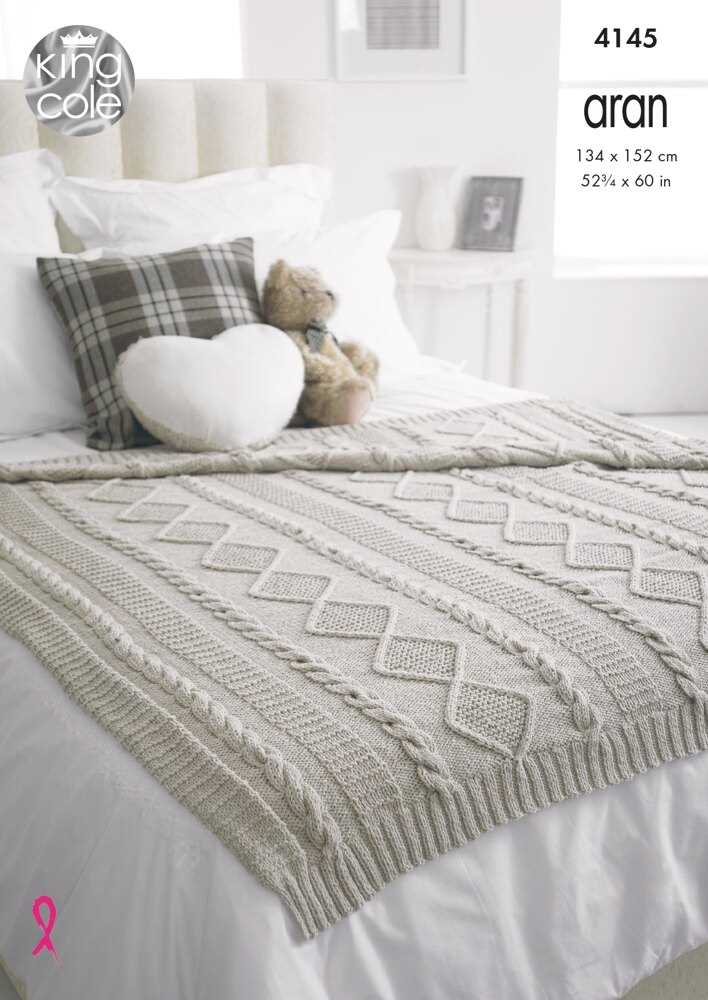 Knitted blankets and throws patterns