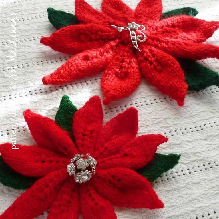 Knitted brooches patterns