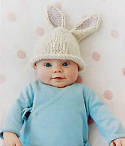 Knitted bunny hat pattern