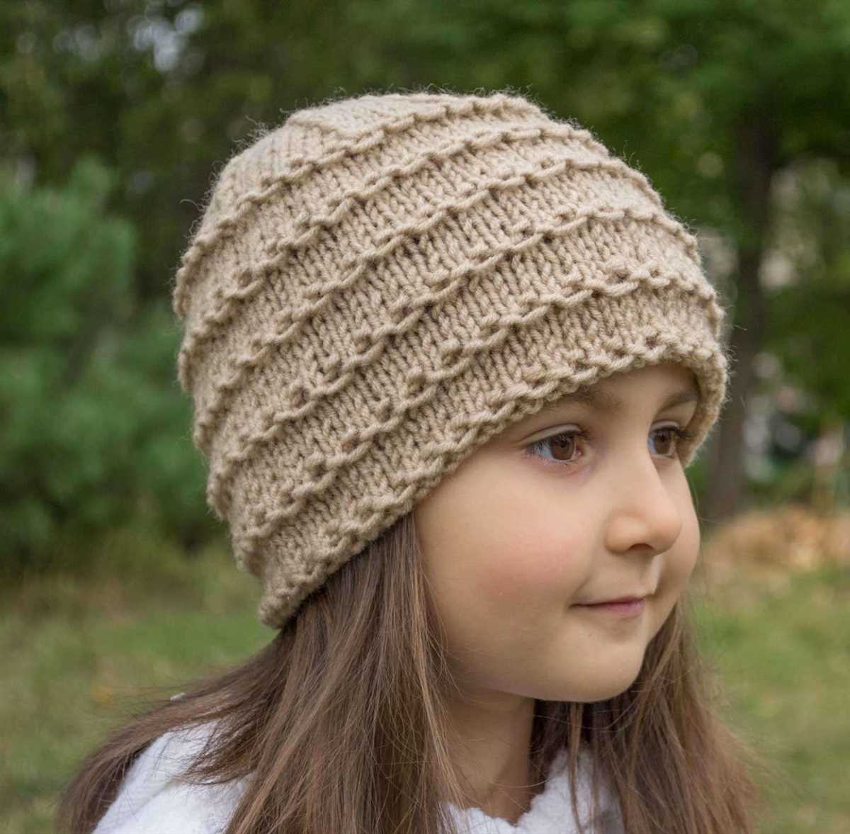 Knitted child hat patterns free