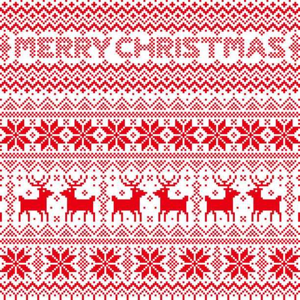 Knitted christmas blanket patterns