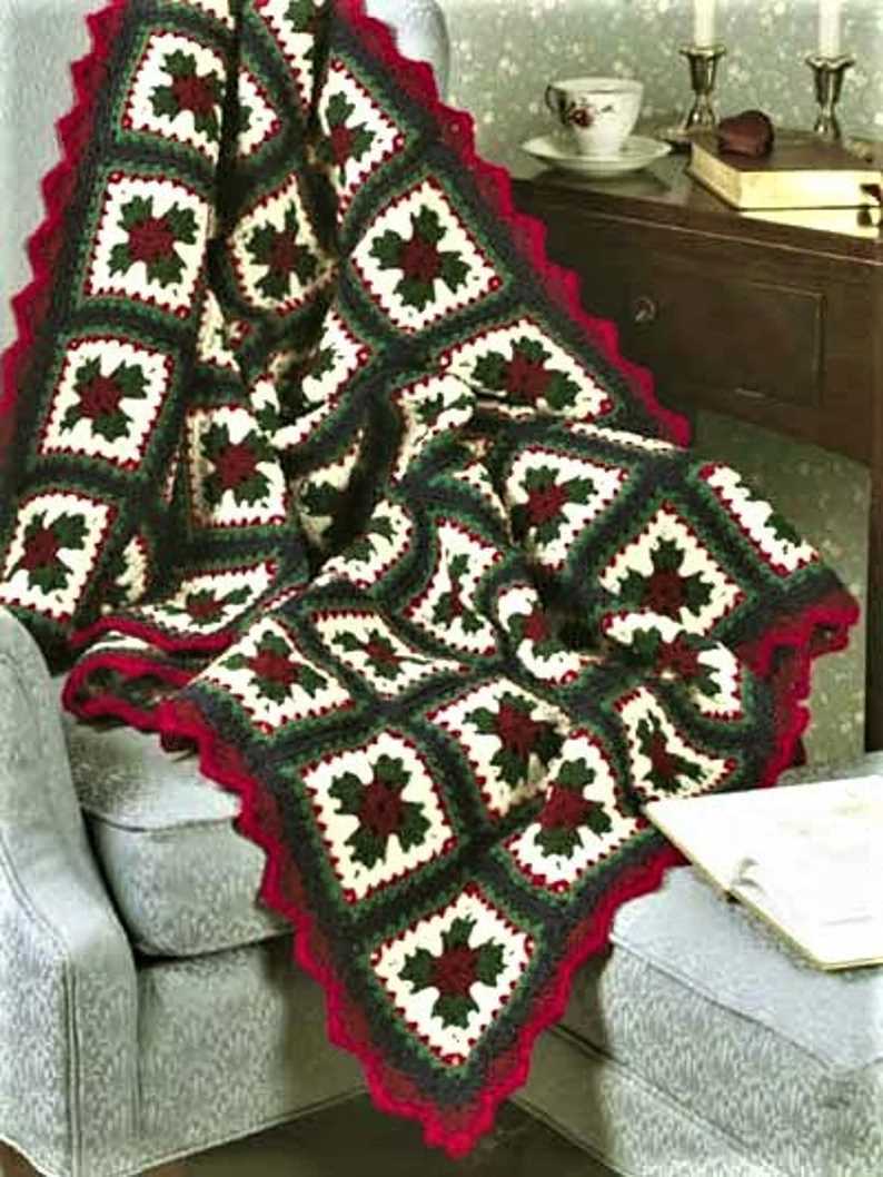 Knitted christmas blanket patterns