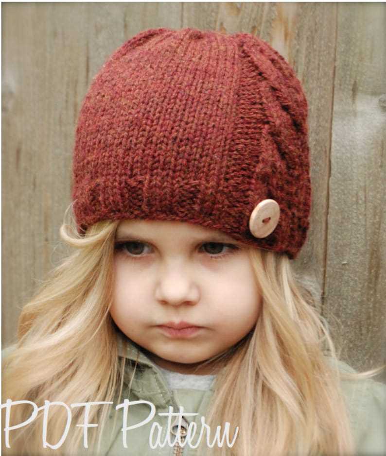 Knitted cloche pattern