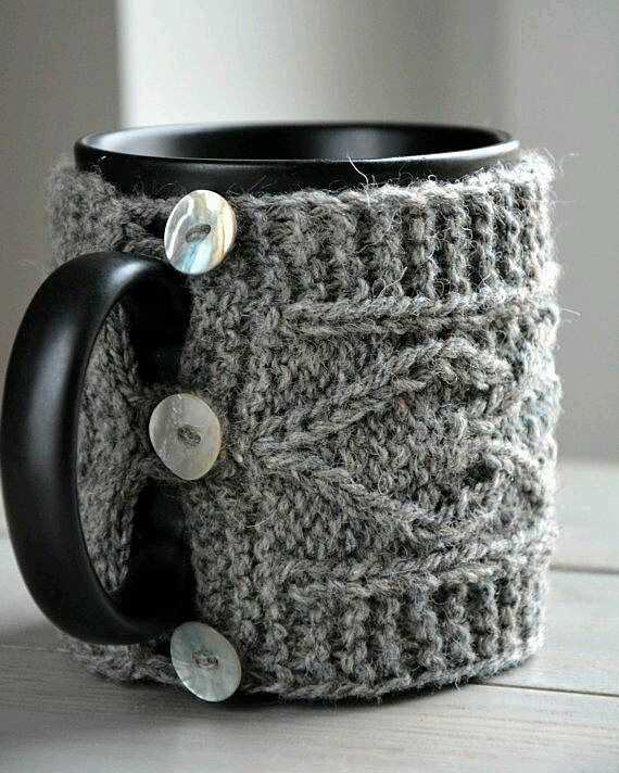 Knitted cup warmer patterns