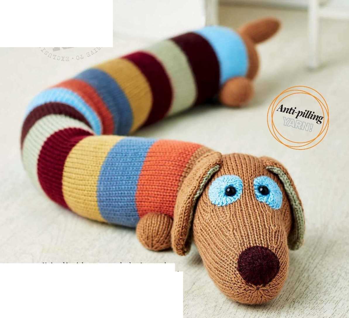 Knitted dog scarf pattern free