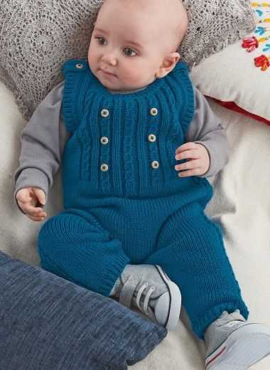 Knitted dungarees pattern