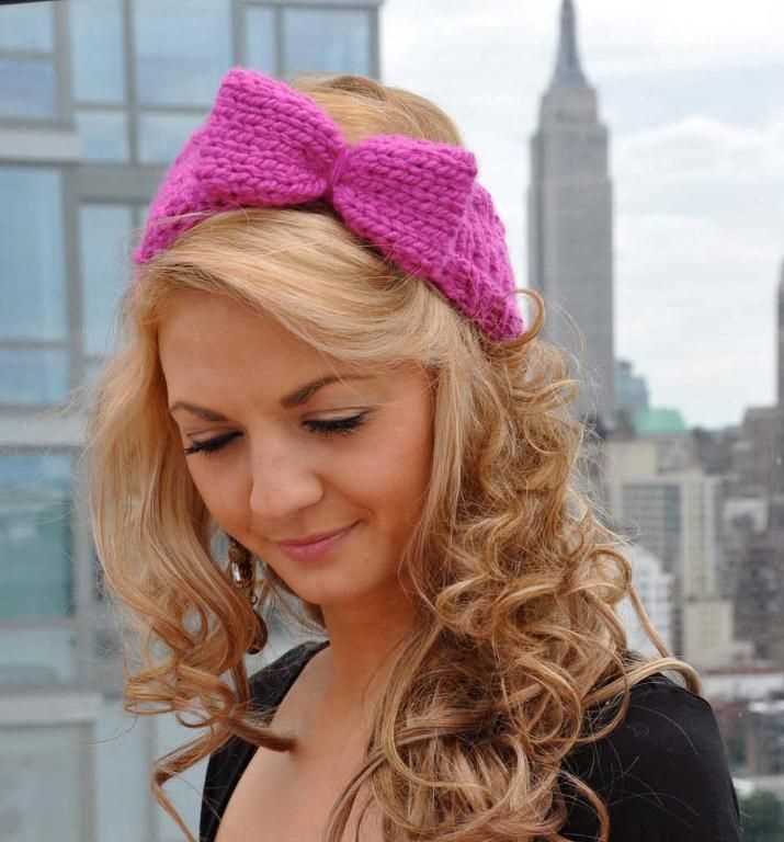 Knitted head band free pattern