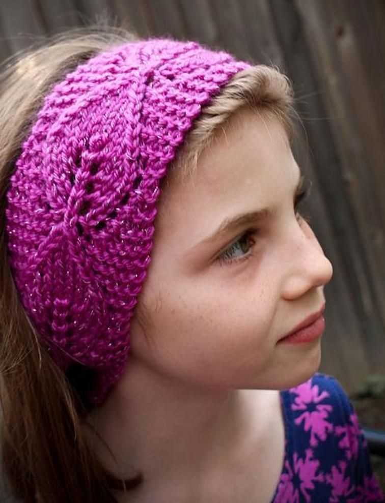 Knitted head band free pattern