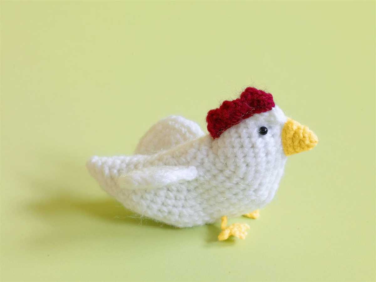 Knitted hen pattern free