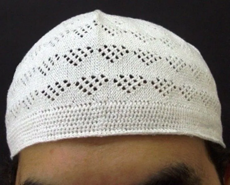 Knitted kufi hat pattern