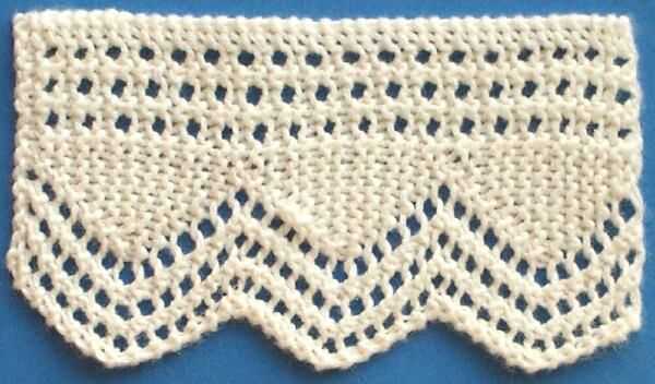 Knitted lace edging patterns free