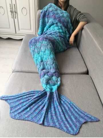 Knitted mermaid blanket pattern