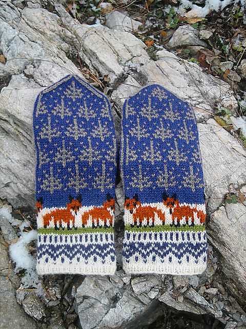 Knitted mittens patterns