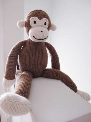 Knitted monkey toy pattern free