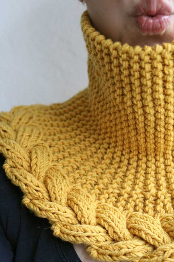 Knitted neck warmer patterns