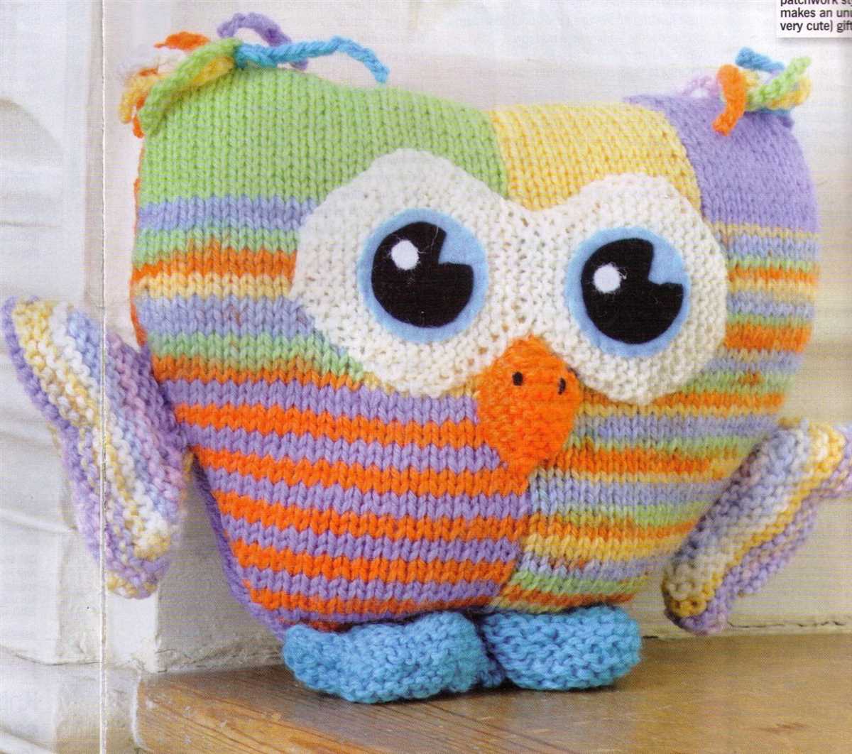 Knitted owl toy pattern free