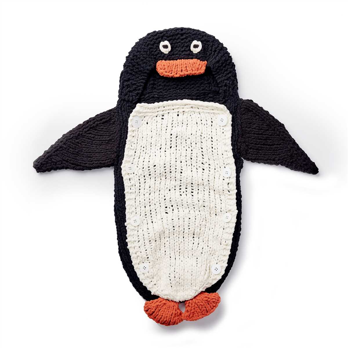 Knitted penguin pattern free