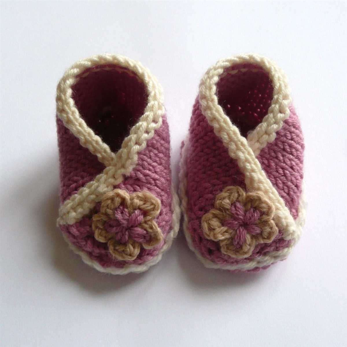 Knitted shoes pattern free