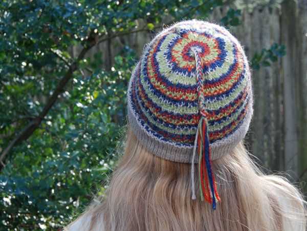 Knitted ski hat pattern