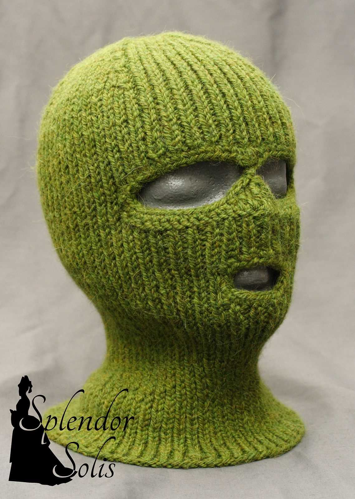 Knitted ski mask pattern free