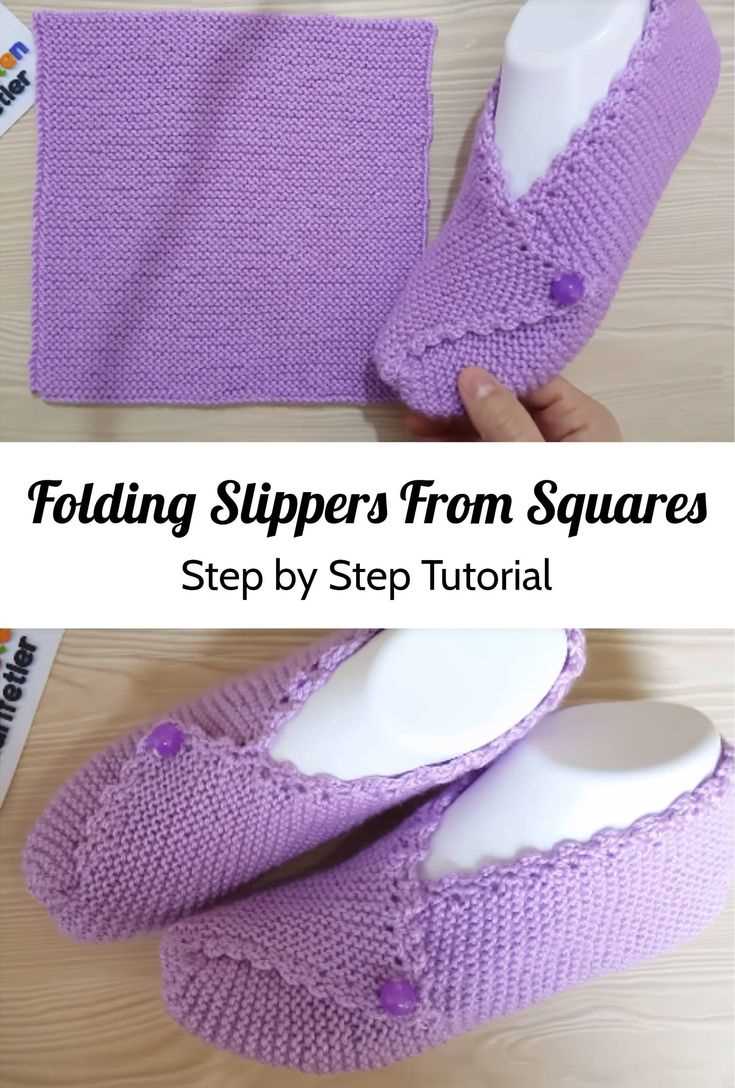 Knitted slippers free patterns easy