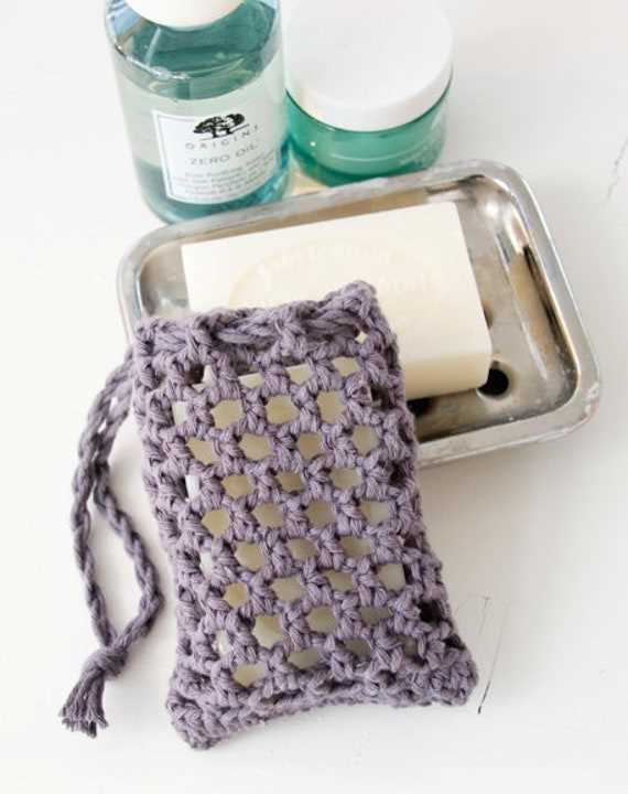 Knitted soap saver bag pattern