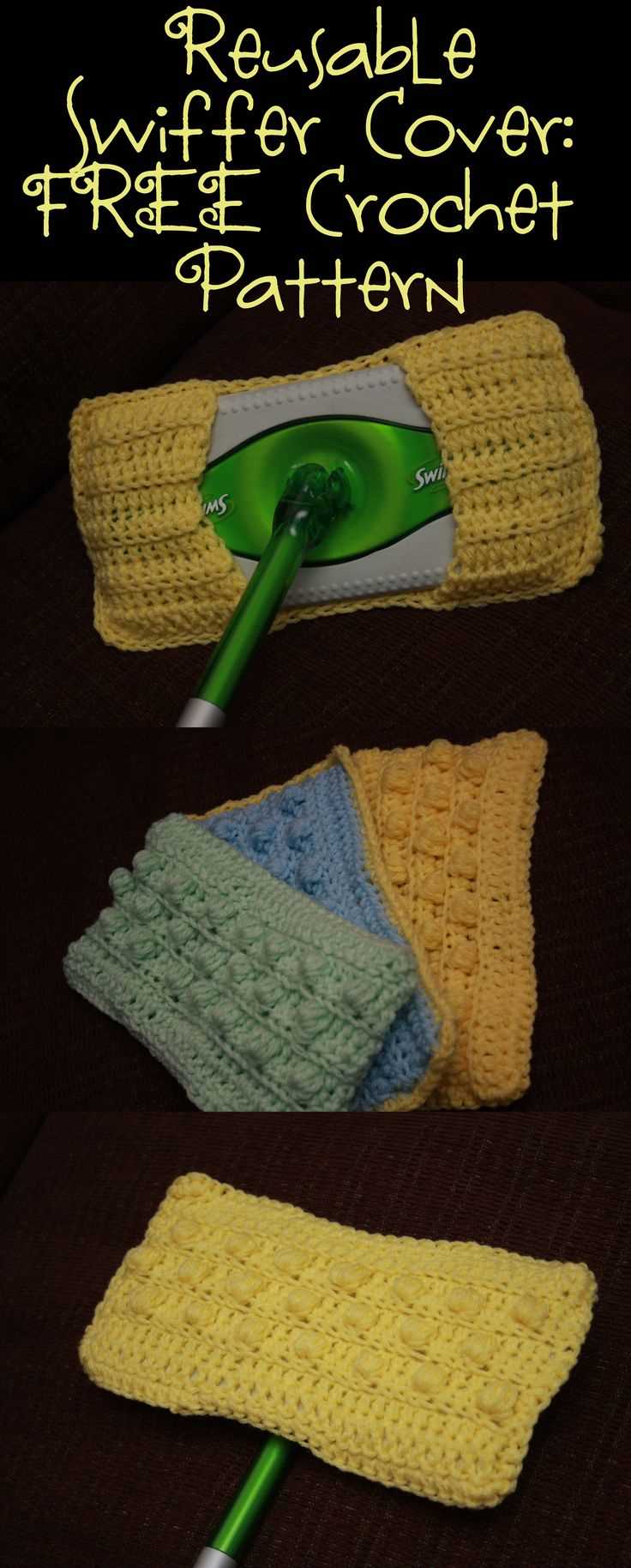 Knitted swiffer cover pattern