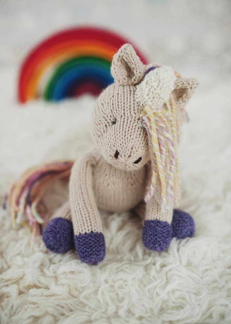 Knitted unicorn blanket pattern free