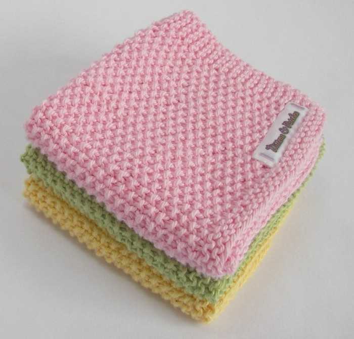 Knitted wash cloth patterns