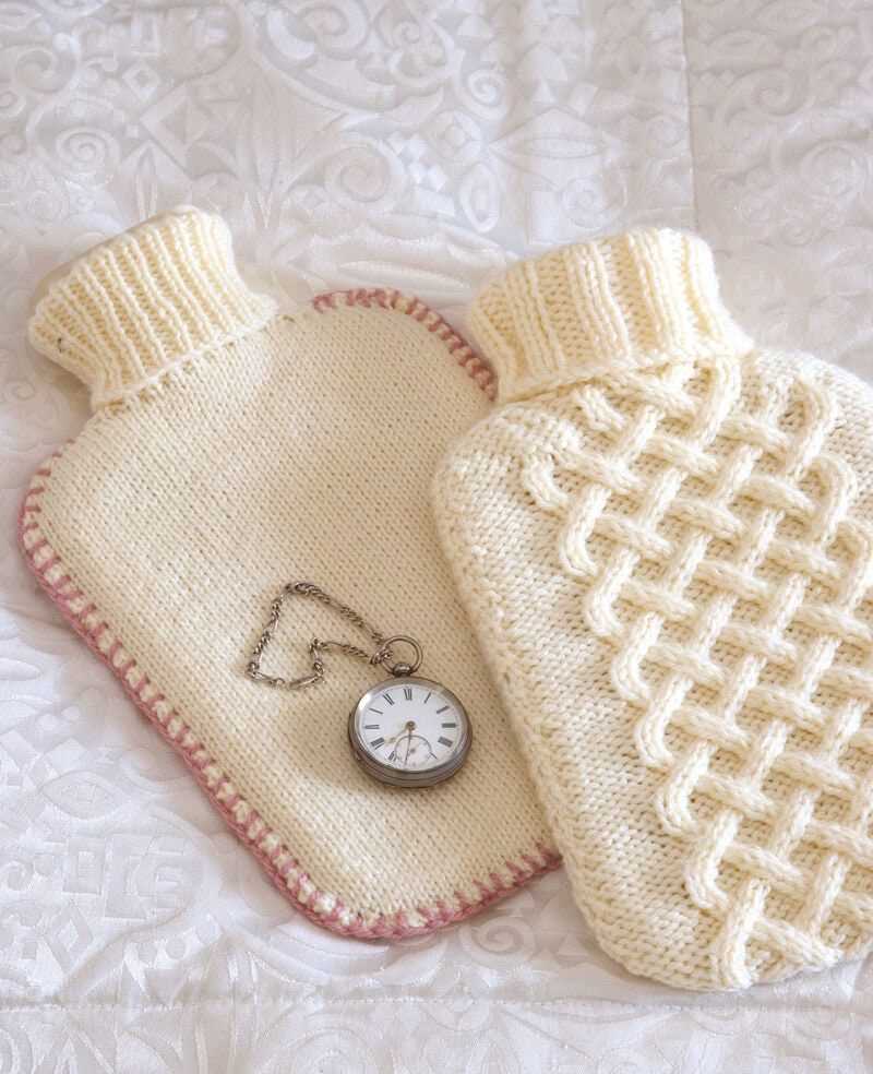 Knitted water bottle cover pattern