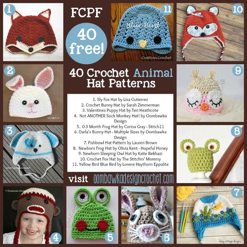 Knitted animal hat patterns for adults