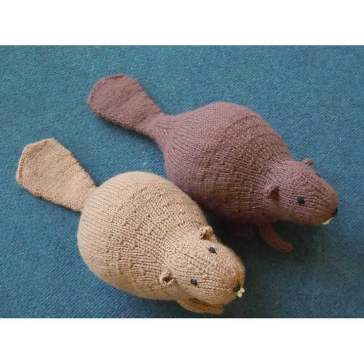 Knitted animal patterns