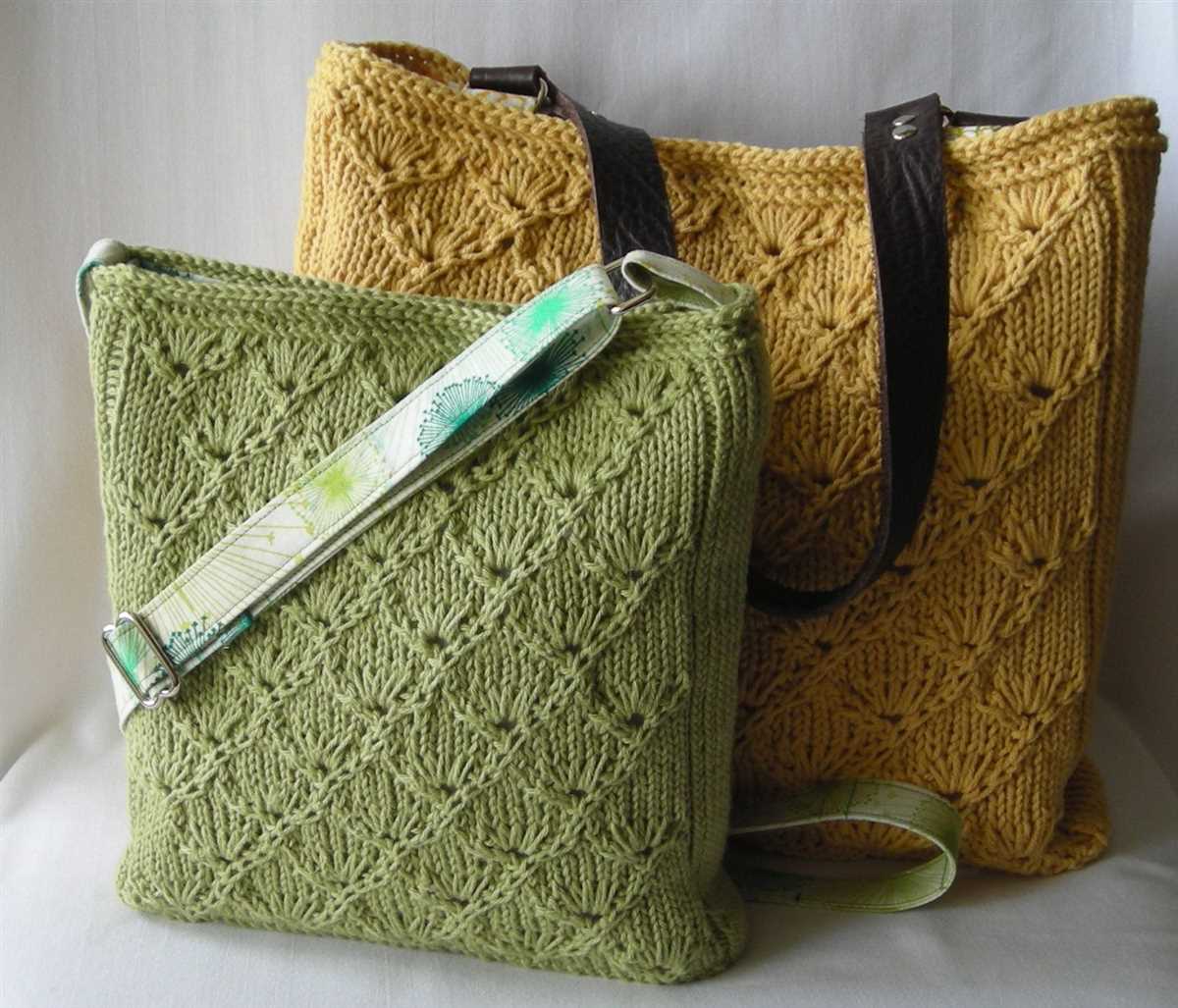 Knitted bag patterns